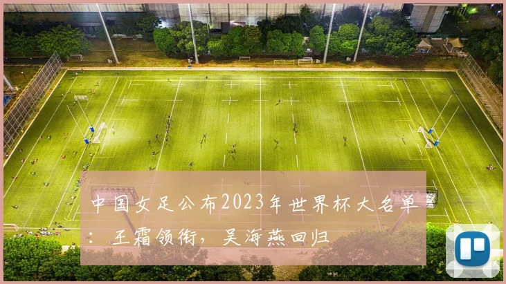 中国女足公布2023年世界杯大名单：王霜领衔，吴海燕回归