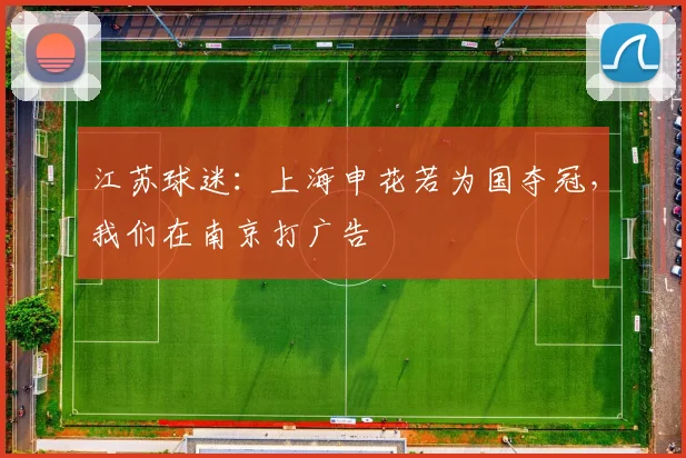 江苏球迷：上海申花若为国夺冠，我们在南京打广告